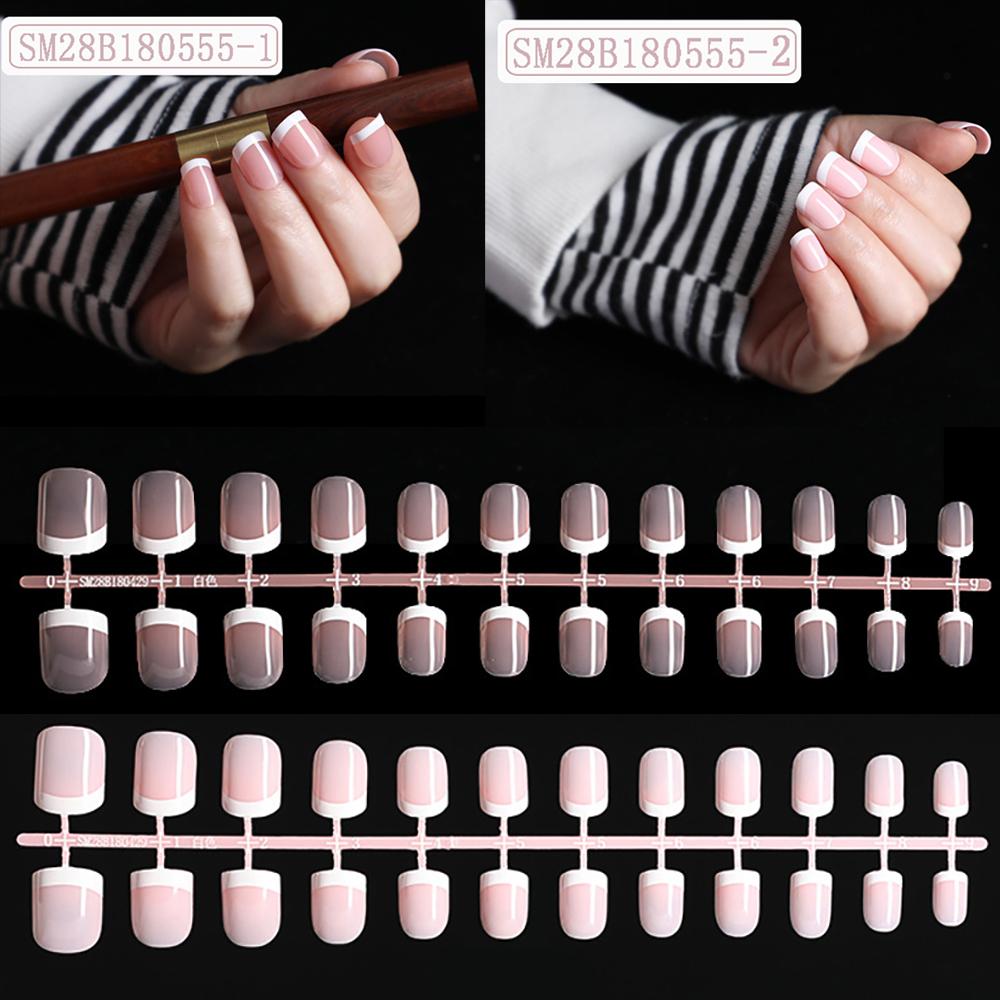 Artificial Press On French Manicure Fake Nails Nail Art Decoration Detachable Tips False Toenails 30
Artificial Press On French Manicure Fake Nails Nail Art Decoration Detachable Tips False Toenails 30