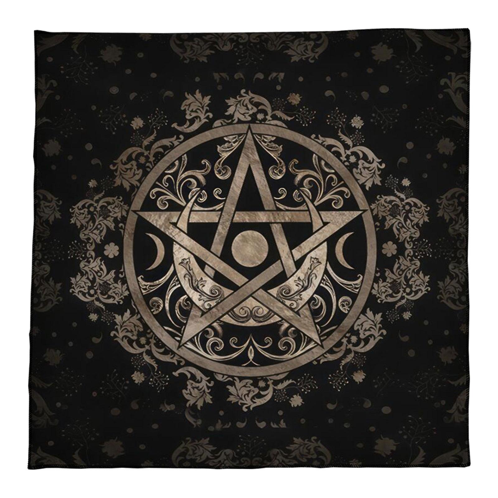 Divinations Tablecloth Pentagrams Pattern Astrologys Tarot Cards Tablecloth Altars Cloth Divinations Game Accessories B 50x50cm
Divinations Tablecloth Pentagrams Pattern Astrologys Tarot Cards Tablecloth Altars Cloth Divinations Game Accessories B 50x50cm