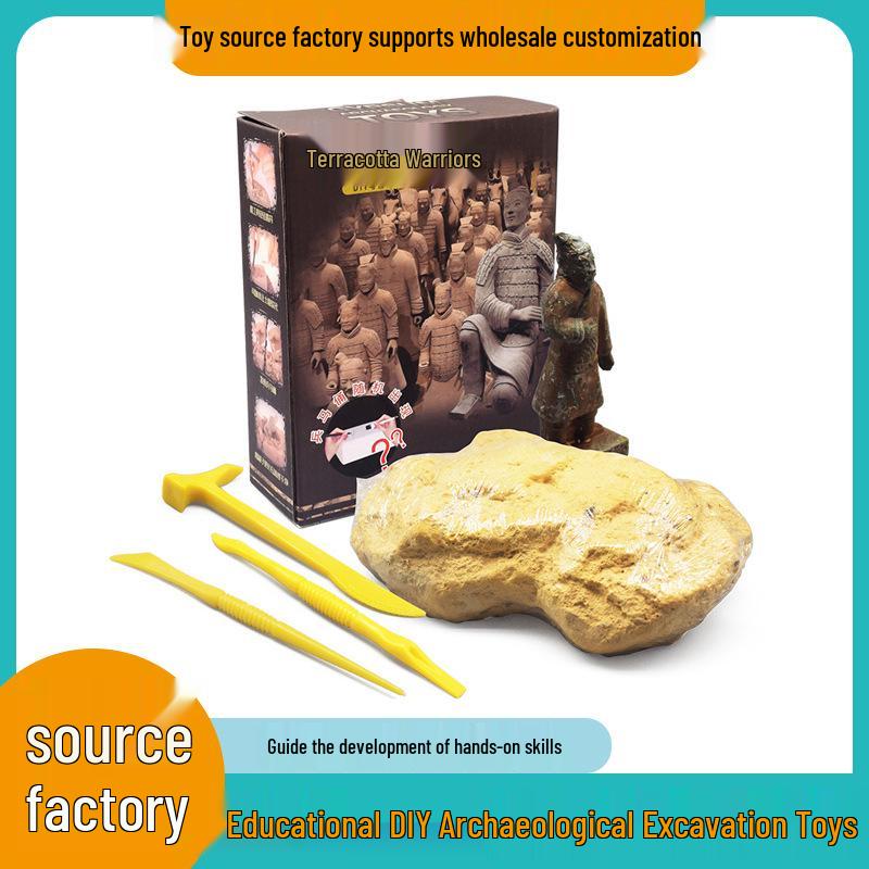 Handcrafted Terracotta Warrior Excavation Toy Blind Box for Kids - Educational Back-to-School Gift
Handcrafted Terracotta Warrior Excavation Toy Blind Box for Kids - Educational Back-to-School Gift