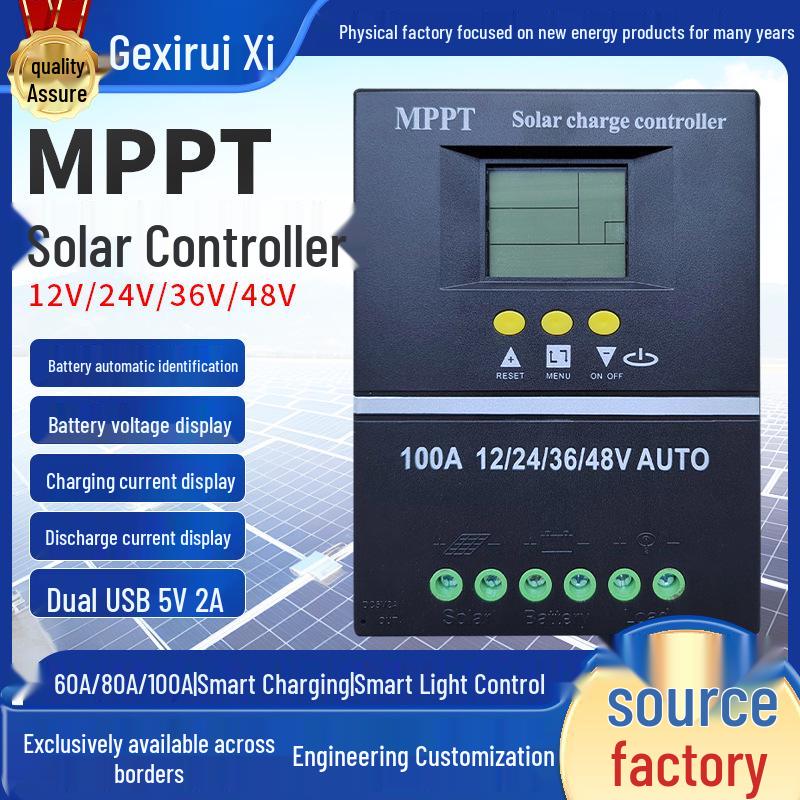 MPPT Solar Charge Controller 60A/80A/100A, 12V/24V/48V Photovoltaic Smart Charger SY4860A
MPPT Solar Charge Controller 60A/80A/100A, 12V/24V/48V Photovoltaic Smart Charger SY4860A