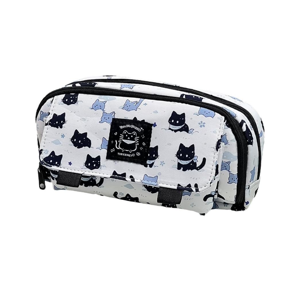 Милый пенал для старшей школы, начальной школы, большой, милый и стильный пенал на молнии с мощной организацией и милым котом, широкий пенал
Милый пенал для старшей школы, начальной школы, большой, милый и стильный пенал на молнии с мощной организацией и милым котом, широкий пенал