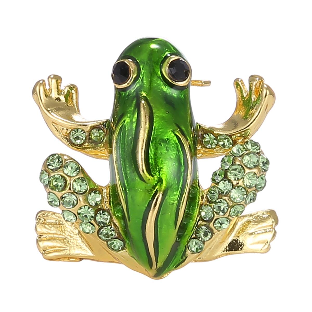Creative Funny Green Enamel Frog Brooches For Women Men Vintage Fashion Cartoon Rhinestone Froggy Animal Lapel Pins Jewelry Gift
Creative Funny Green Enamel Frog Brooches For Women Men Vintage Fashion Cartoon Rhinestone Froggy Animal Lapel Pins Jewelry Gift