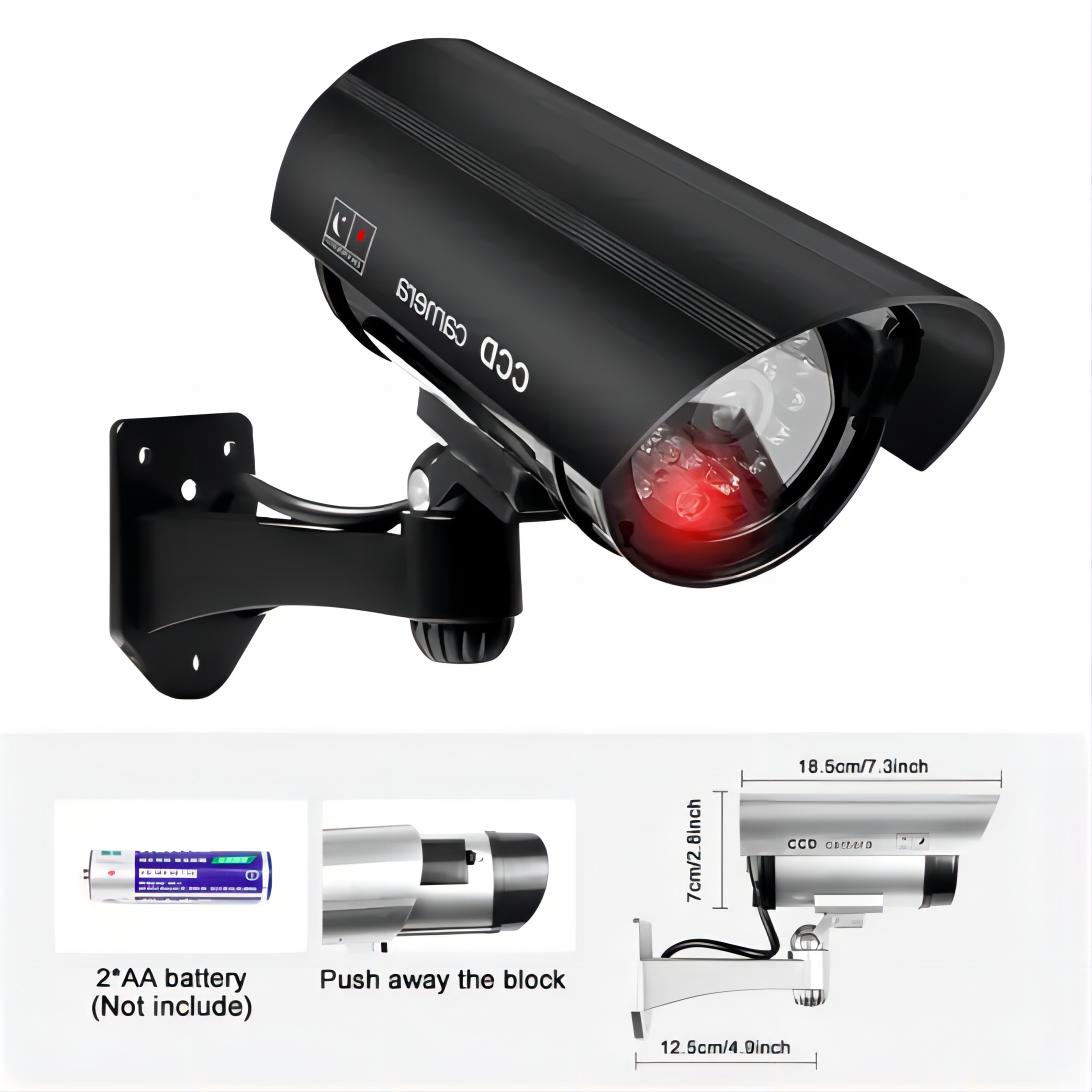 Імітація Камери відеоспостереження Безпеки Внутрішні та Зовнішні для Домашнього та Офісного Моніторингу Миготливий Світлодіод Червоне Світло Водонепроникні чорний
Імітація Камери відеоспостереження Безпеки Внутрішні та Зовнішні для Домашнього та Офісного Моніторингу Миготливий Світлодіод Червоне Світло Водонепроникні чорний