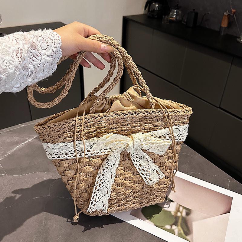 2025 Summer Casual Beach Drawstring Woven Bucket Bag - Vacation-Ready Shoulder Handbag 33*11*22 cm хаки
2025 Summer Casual Beach Drawstring Woven Bucket Bag - Vacation-Ready Shoulder Handbag 33*11*22 cm хаки