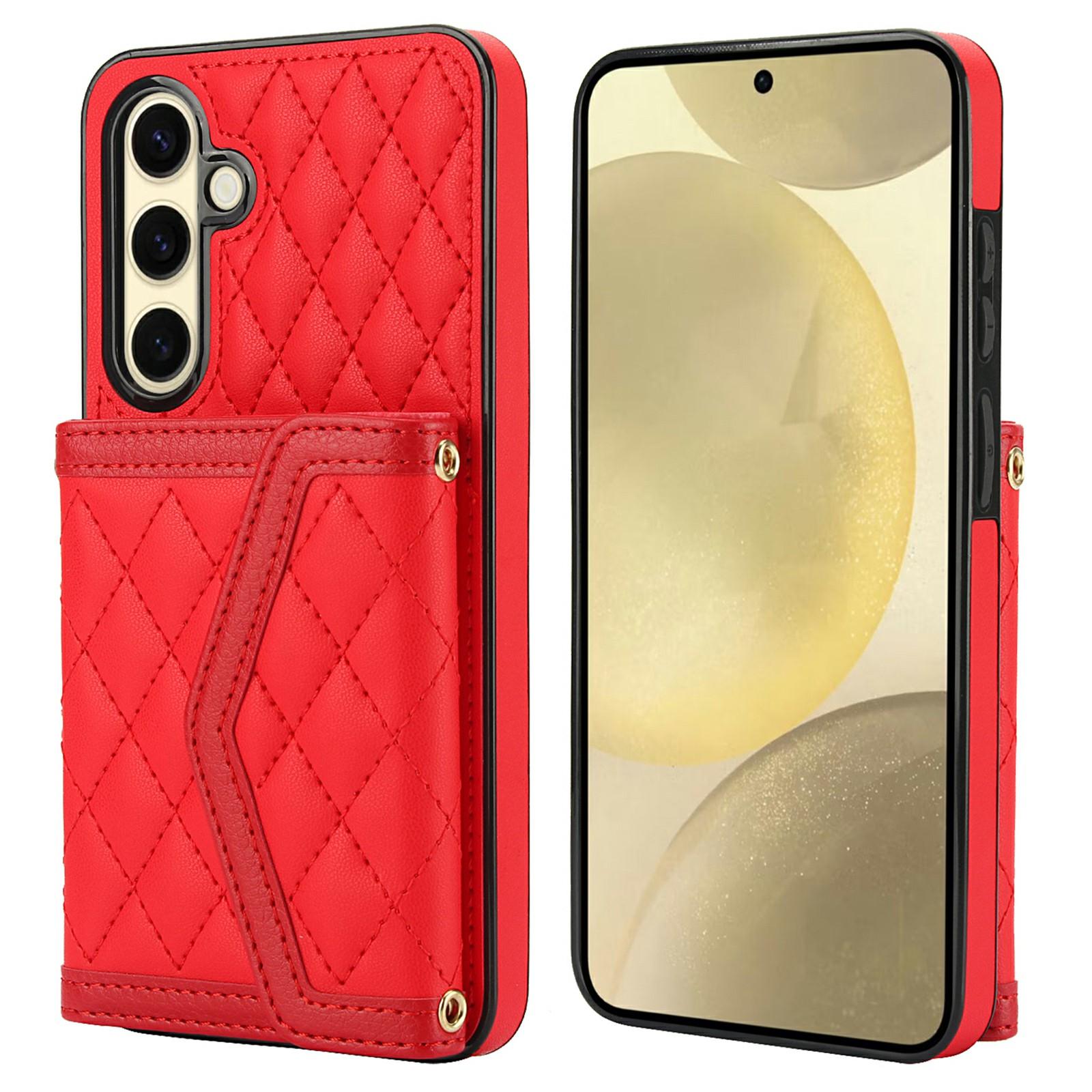 For Samsung Galaxy S24 Case Card Holders RFID Blocking PU Leather+TPU Phone Cover with Shoulder Strap C
For Samsung Galaxy S24 Case Card Holders RFID Blocking PU Leather+TPU Phone Cover with Shoulder Strap C