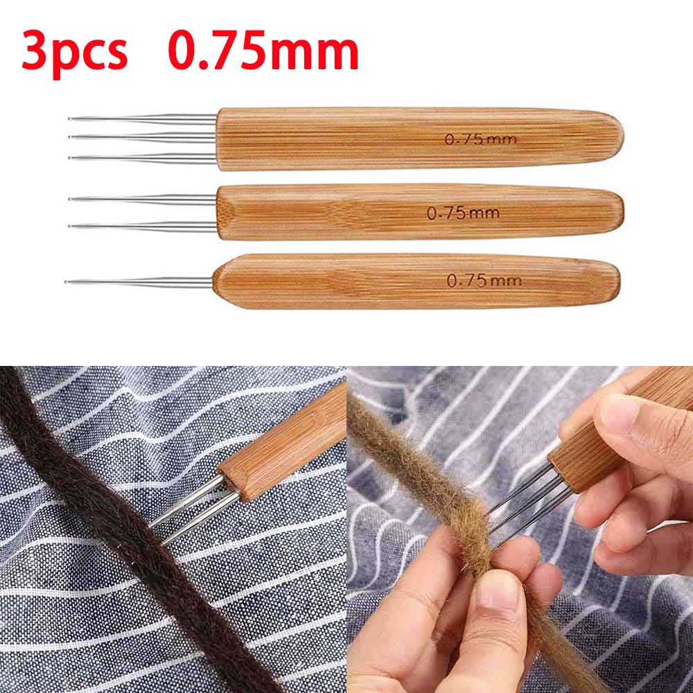 0.75MM Бамбук Вязание крючком Дреды Dread Hook Игла Инструмент плетение волос Уход за волосами
0.75MM Бамбук Вязание крючком Дреды Dread Hook Игла Инструмент плетение волос Уход за волосами