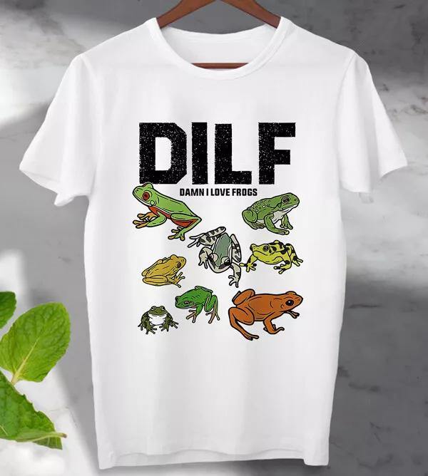 Frog Lover Dilf Man I love Frogs T-Shirt Meme Top Unisex men s Ladies Top 4XL
Frog Lover Dilf Man I love Frogs T-Shirt Meme Top Unisex men s Ladies Top 4XL