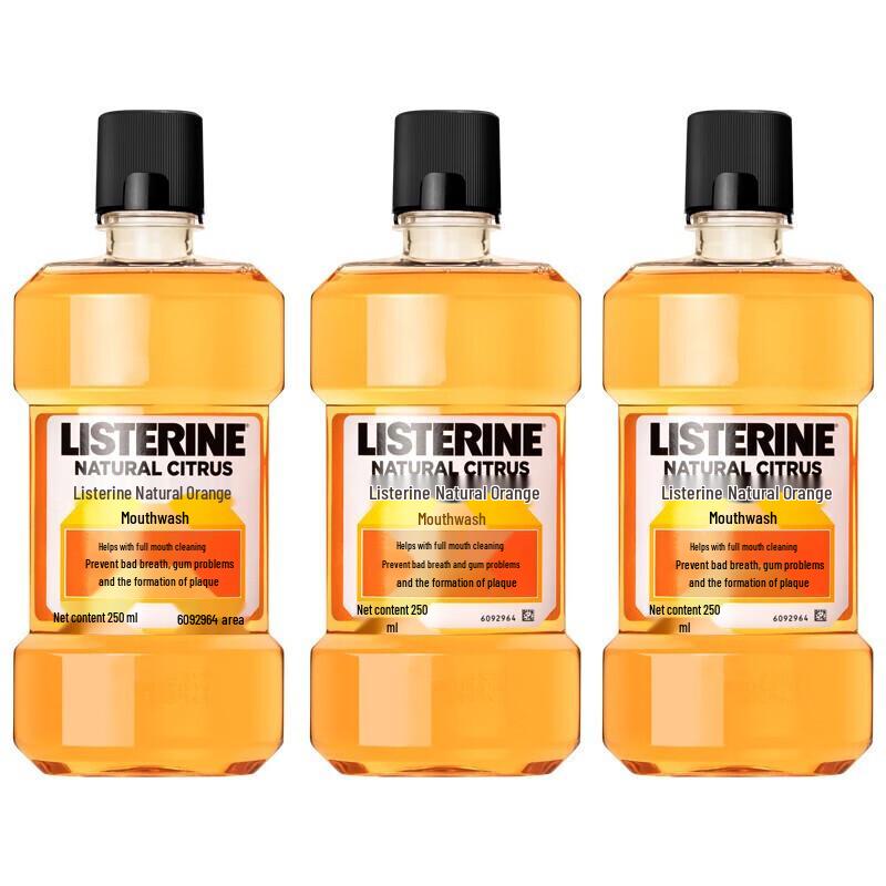 Listerine Natural Orange Deep Clean Mouthwash
Listerine Natural Orange Deep Clean Mouthwash