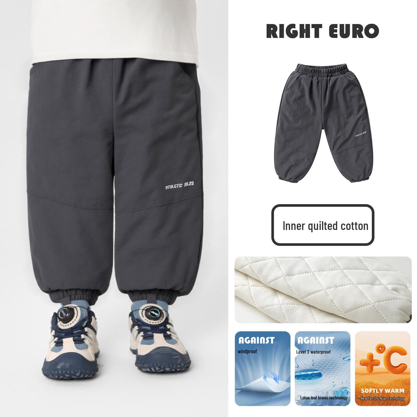 2025 Winter Thick Cotton Padded Long Pants for Boys and Toddlers - European Style Children s Clothing 100 cm сірий колір/деревне вугілля
2025 Winter Thick Cotton Padded Long Pants for Boys and Toddlers - European Style Children s Clothing 100 cm сірий колір/деревне вугілля