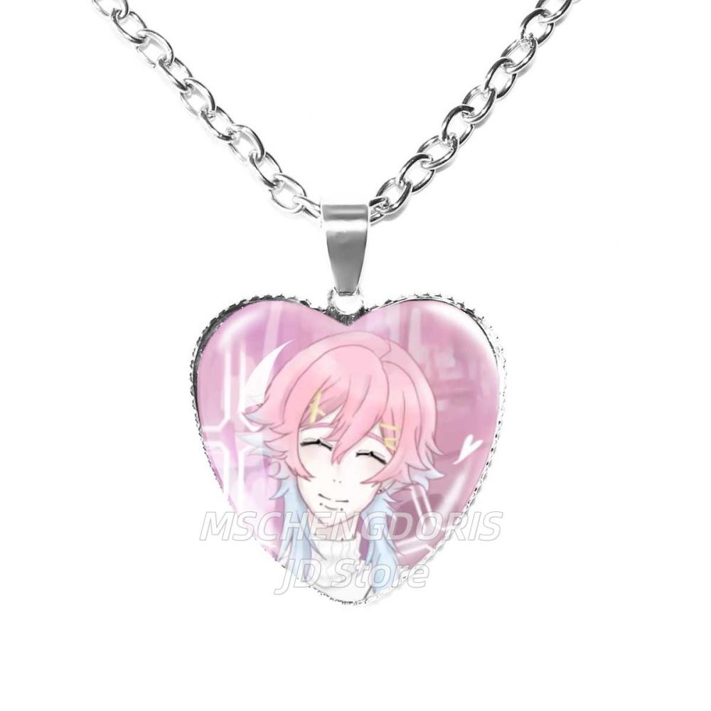 14 Days With You Anime Ren Kawaii Glass Cabochon Heart Shaped 25MM Pendant Necklace Charm Accessories Jewelry Gift
14 Days With You Anime Ren Kawaii Glass Cabochon Heart Shaped 25MM Pendant Necklace Charm Accessories Jewelry Gift