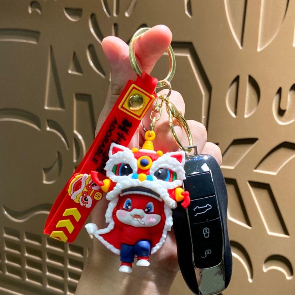Lion Dance Snake Keychain Lucky Snake Key Ring Creative 2025 New Year Pendant Bag Charm красный 
Lion Dance Snake Keychain Lucky Snake Key Ring Creative 2025 New Year Pendant Bag Charm красный