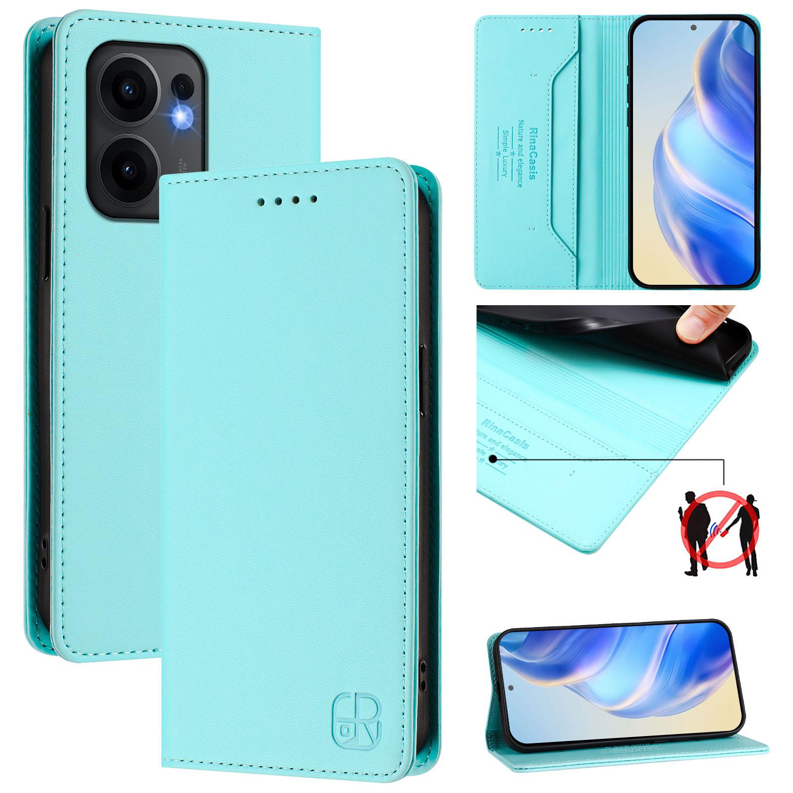 For Oppo Reno13 F 5G RINACASIS RC01 Leather Case RFID Blocking Wallet Stand Magnetic Closing Shockproof Phone Cover Dark Blue
For Oppo Reno13 F 5G RINACASIS RC01 Leather Case RFID Blocking Wallet Stand Magnetic Closing Shockproof Phone Cover Dark Blue