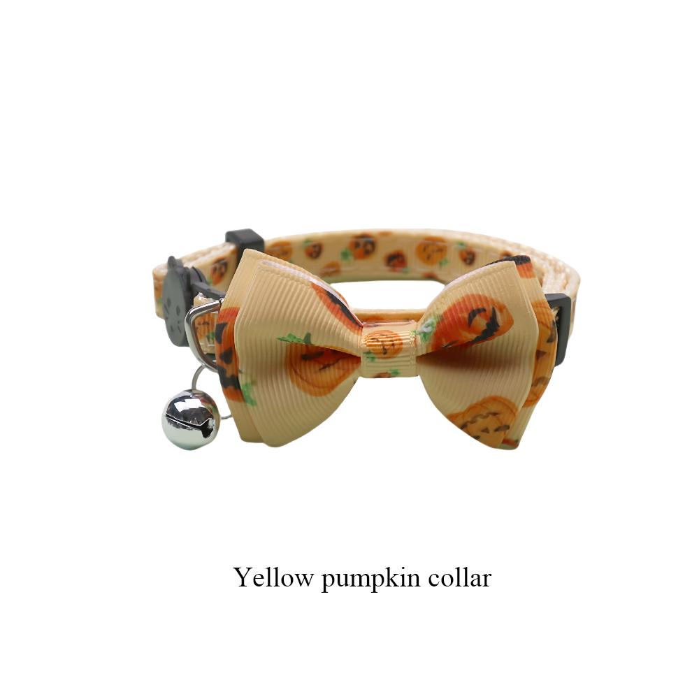 Pet Halloween Collar-Cat Collar with Ribbon and Bell-Cute Adjustable Dog Neck Collar, Halloween Print Pattern for Cat Puppy Dog жовтий
Pet Halloween Collar-Cat Collar with Ribbon and Bell-Cute Adjustable Dog Neck Collar, Halloween Print Pattern for Cat Puppy Dog жовтий