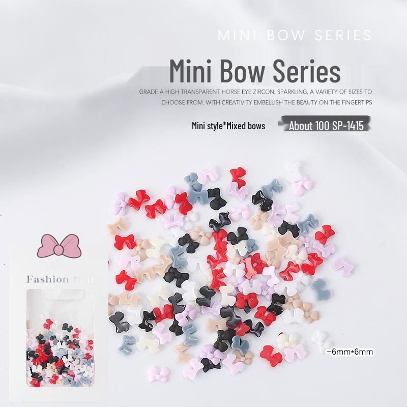 Красочные мини-бантики из смолы для украшения ногтей (100 шт.)
Красочные мини-бантики из смолы для украшения ногтей (100 шт.)