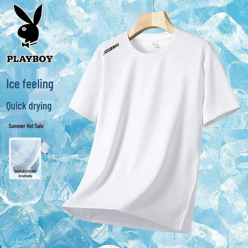 PLAYBOY Men s Ice Silk Short-Sleeve T-Shirt 2XL
PLAYBOY Men s Ice Silk Short-Sleeve T-Shirt 2XL