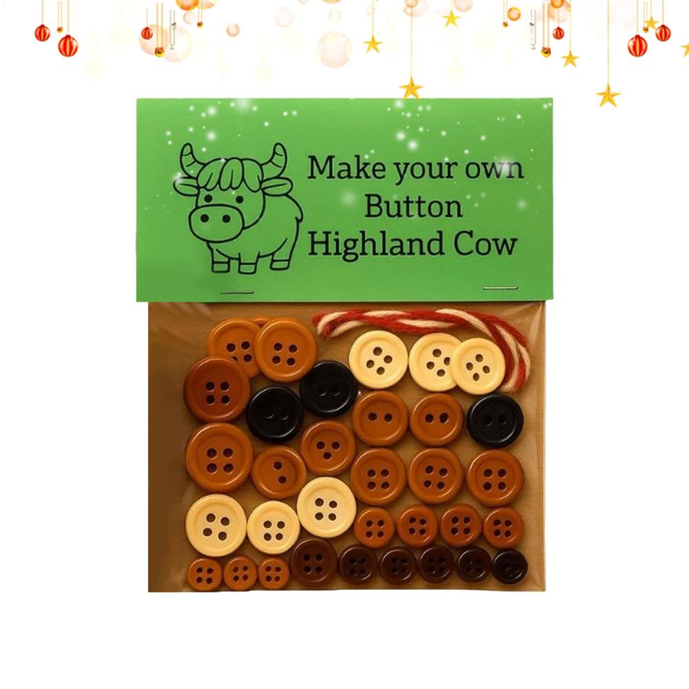 Button Highland Cow Craft Kit Handmade Button Highland Cow Decorating Kit Festive Atmosphere Props for Indoor Outdoor Lawn Patio
Button Highland Cow Craft Kit Handmade Button Highland Cow Decorating Kit Festive Atmosphere Props for Indoor Outdoor Lawn Patio