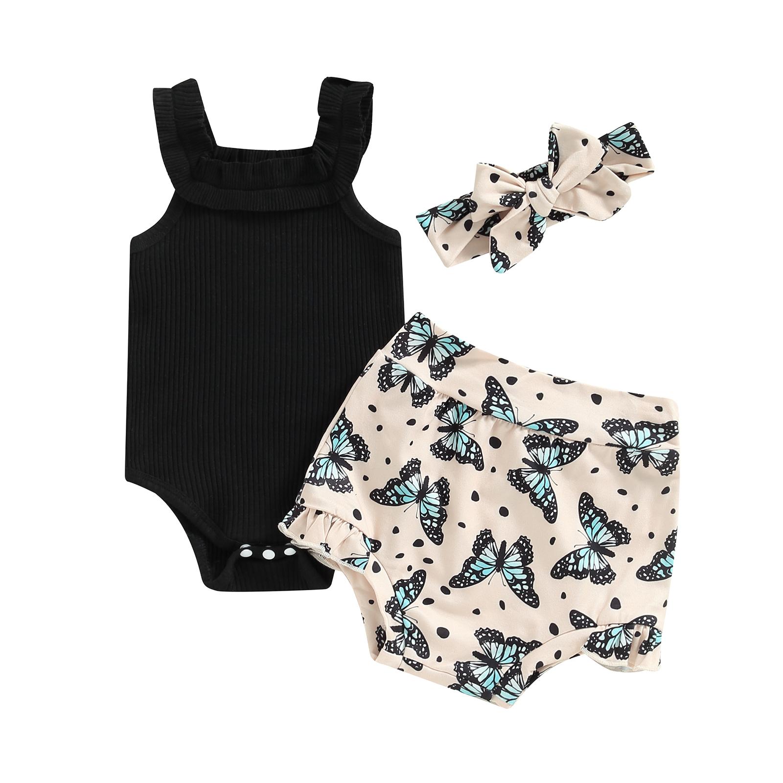 Комплект с шортами для маленьких девочек, комбинезон без рукавов + шорты с принтом цветов/радуги/бабочек + повязка на голову 3-6 Months
Комплект с шортами для маленьких девочек, комбинезон без рукавов + шорты с принтом цветов/радуги/бабочек + повязка на голову 3-6 Months