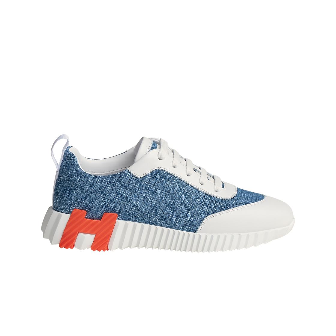 (w) Hermes Bouncing Sneakers Chevron Denim Suede Goatskin & Bleu Clair Blanc 37W
(w) Hermes Bouncing Sneakers Chevron Denim Suede Goatskin & Bleu Clair Blanc 37W