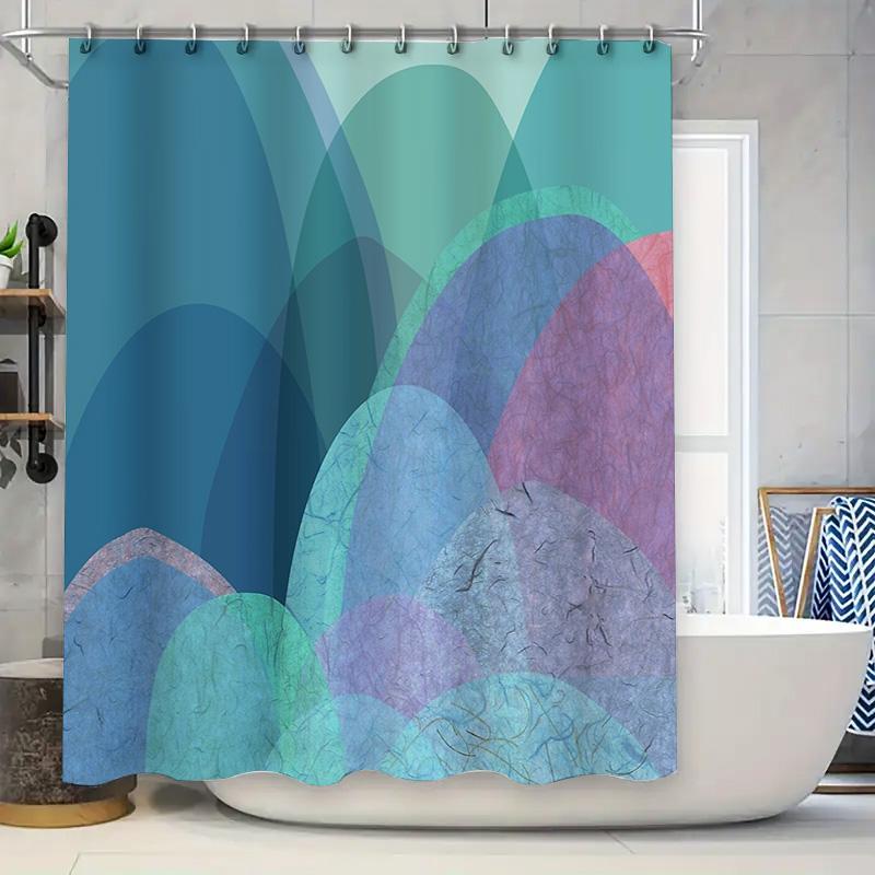 Bathroom Shower Curtain Abstract Ocean Blue Wave Pattern Waterproof Fabric Decor W60H190(CM)-1 Pcs
Bathroom Shower Curtain Abstract Ocean Blue Wave Pattern Waterproof Fabric Decor W60H190(CM)-1 Pcs