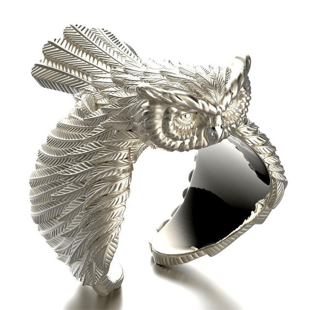 Cute Female Owl Animal Finger Ring Vintage Gold Color Wedding Band Bridal Jewelry For Women 11
Cute Female Owl Animal Finger Ring Vintage Gold Color Wedding Band Bridal Jewelry For Women 11