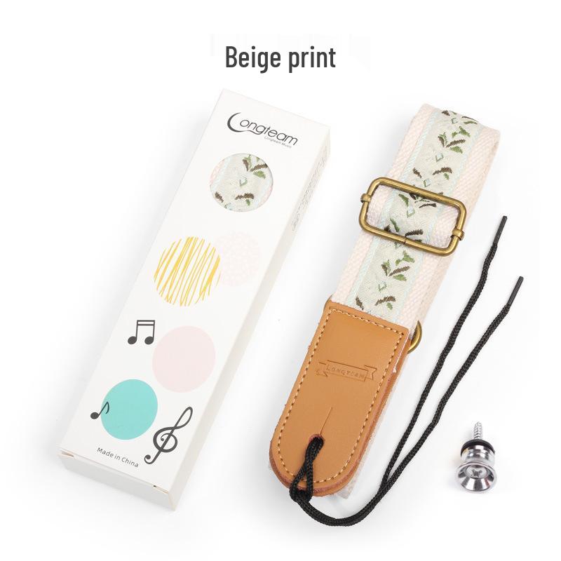 Longteam Embroidered Jacquard Ukulele Shoulder Strap
Longteam Embroidered Jacquard Ukulele Shoulder Strap