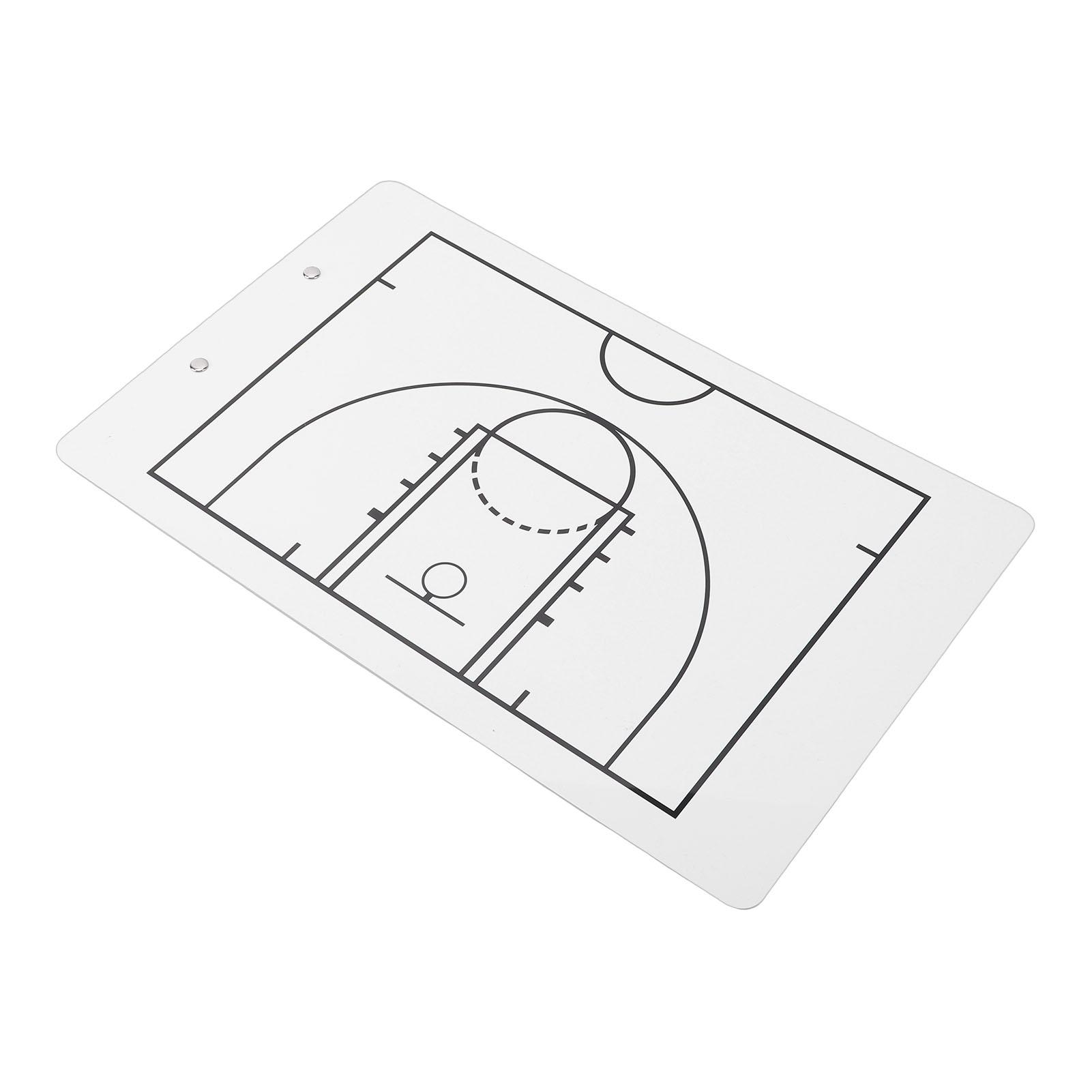 Basketball Coaching Board PVC Dry Erase Coaching Clipboard Strategy Whiteboard for Plays Game Planning Training
Basketball Coaching Board PVC Dry Erase Coaching Clipboard Strategy Whiteboard for Plays Game Planning Training