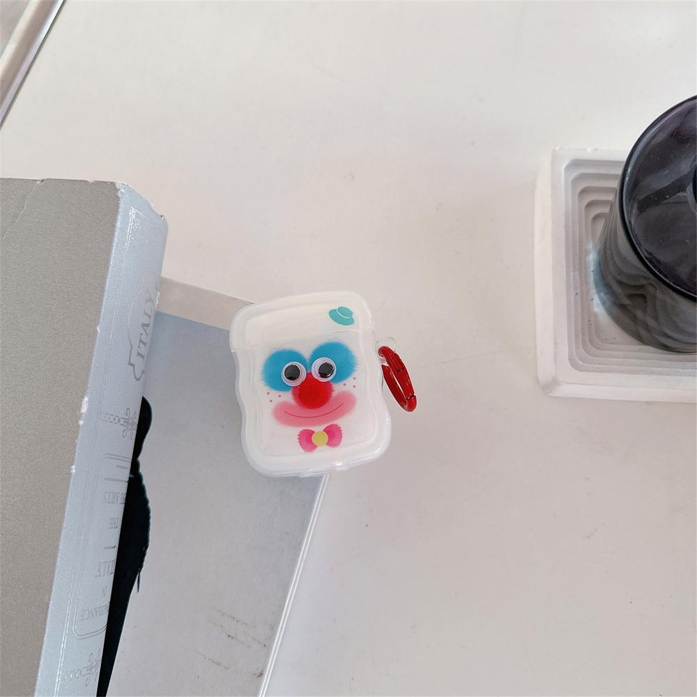 For Apple AirPods with Wireless Charging Case (2019)/AirPods with Charging Case (2019)/(2016) Colorful Clown TPU Case with Ring Buckle
For Apple AirPods with Wireless Charging Case (2019)/AirPods with Charging Case (2019)/(2016) Colorful Clown TPU Case with Ring Buckle