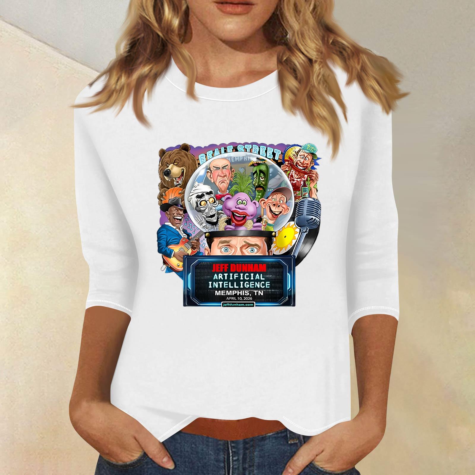 Women s Fashionable Casual Three-Quarter Sleeve Printed Neck T-Shirt Top XL білий
Women s Fashionable Casual Three-Quarter Sleeve Printed Neck T-Shirt Top XL білий