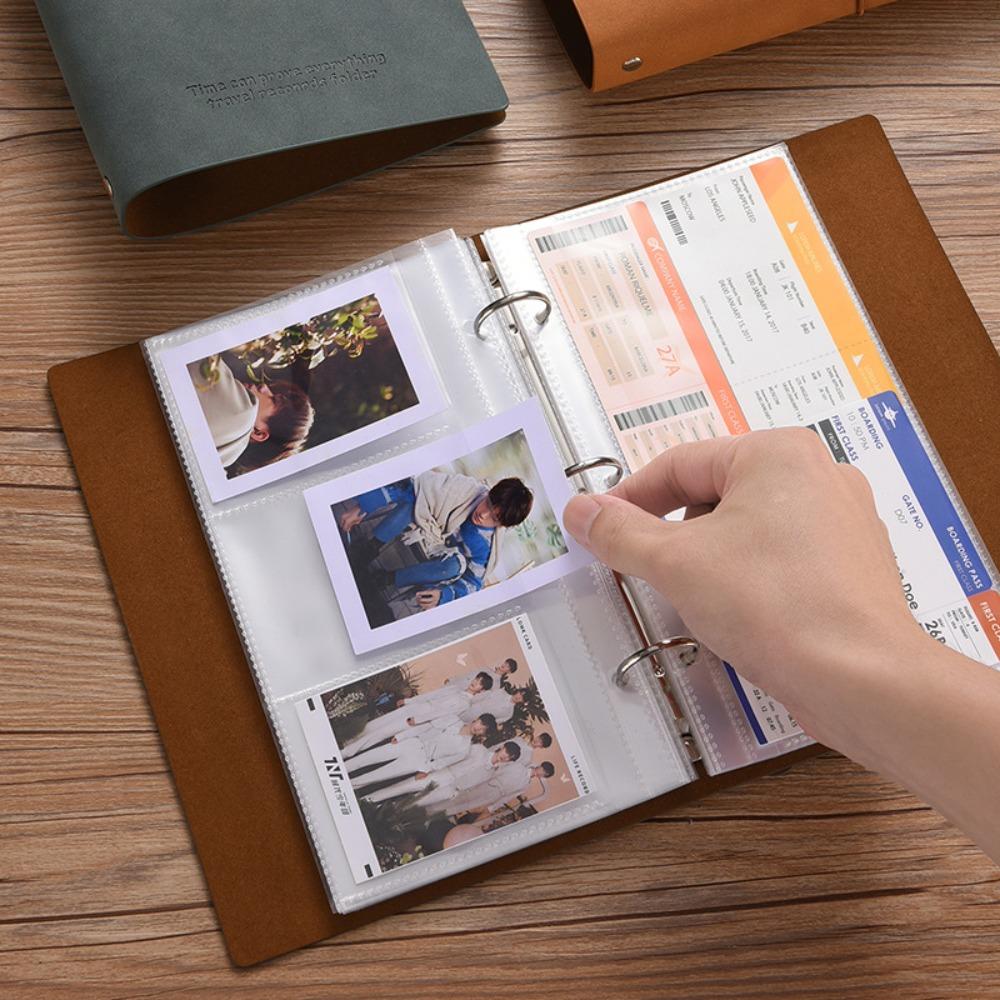 Detachable Concert Ticket Storage Book Zipper Bag Movie Ticket Collection Book Office Supplies коричневий
Detachable Concert Ticket Storage Book Zipper Bag Movie Ticket Collection Book Office Supplies коричневий