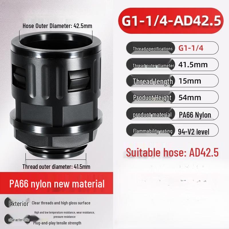 Rongyu Plastic Quick-Connect Corrugated Conduit Fitting
Rongyu Plastic Quick-Connect Corrugated Conduit Fitting