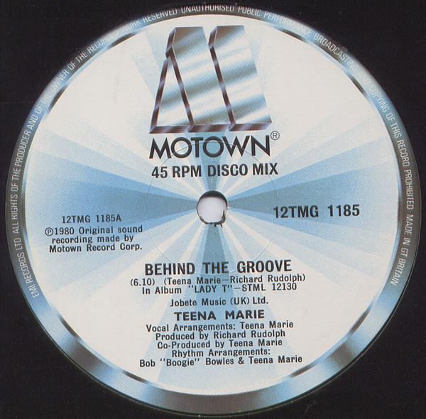 12inch Record TEENA MARIE - Behind The Groove 12TMG1185 Motown 1980 UK Soul/Funk Used
12inch Record TEENA MARIE - Behind The Groove 12TMG1185 Motown 1980 UK Soul/Funk Used