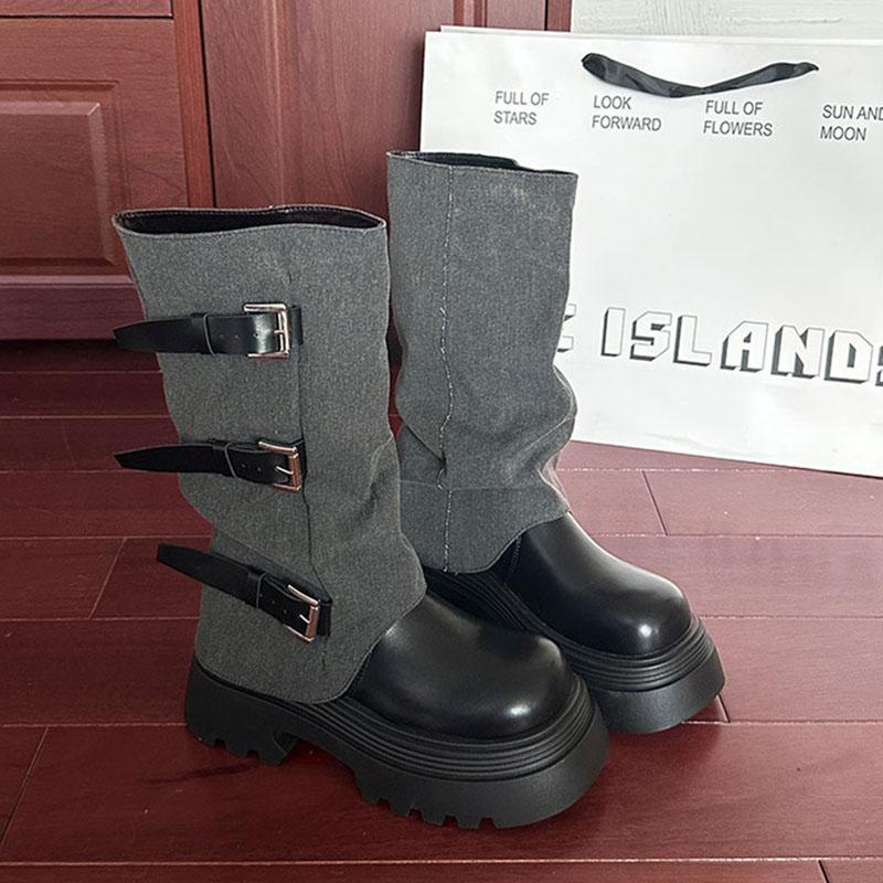 Fashion Western Cowboy Mid-calf Boots Women s Thick Bottom Trouser Stacked Long Knight Botas Autumn Belt Buckle Retro Chunky Heeled Shoe 35 чёрный
Fashion Western Cowboy Mid-calf Boots Women s Thick Bottom Trouser Stacked Long Knight Botas Autumn Belt Buckle Retro Chunky Heeled Shoe 35 чёрный