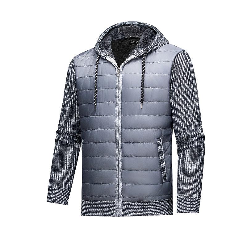 Men s Fashion Plus Velvet Patchwork Leather Cotton Jacket Sweater L сірий колір
Men s Fashion Plus Velvet Patchwork Leather Cotton Jacket Sweater L сірий колір