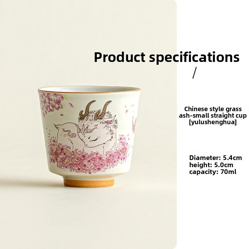 Пиала растение пепельная керамическая чашка бытовой набор для чая кунг-фу мастер-чашка китайская чайная чашка с ручкой подарок в национальном стиле одиночная чашка 200ml
Пиала растение пепельная керамическая чашка бытовой набор для чая кунг-фу мастер-чашка китайская чайная чашка с ручкой подарок в национальном стиле одиночная чашка 200ml