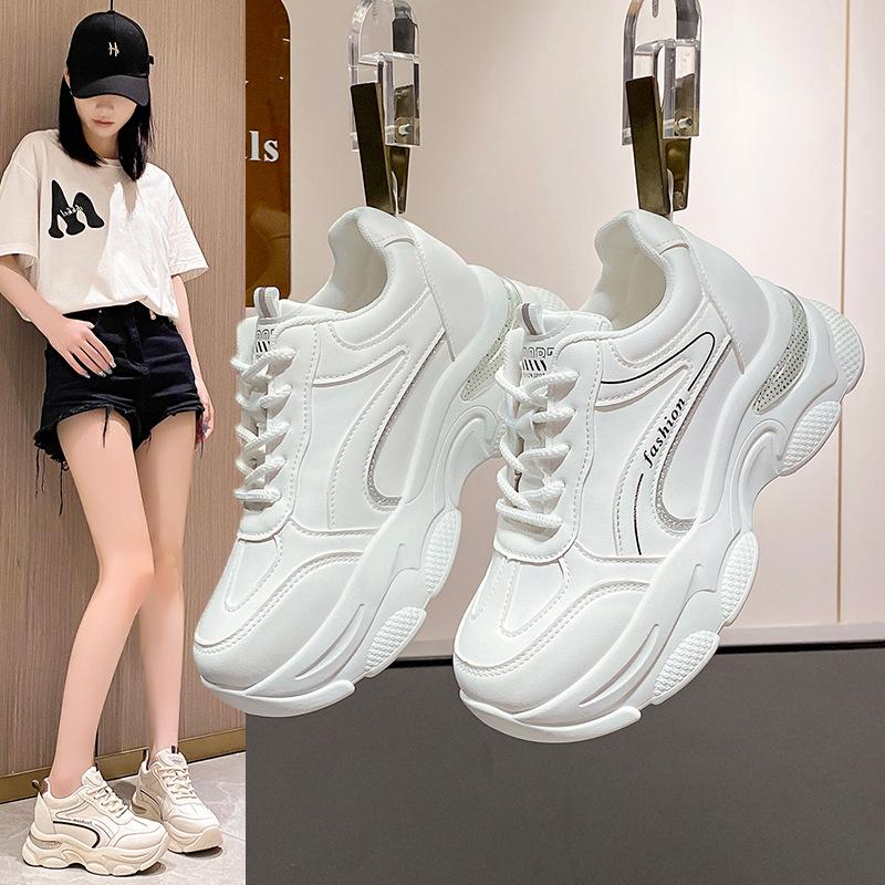 Leather casual sports shoes women s 2025 spring new heightening dad shoes women s fashion thick-soled running travel white shoes 35
Leather casual sports shoes women s 2025 spring new heightening dad shoes women s fashion thick-soled running travel white shoes 35