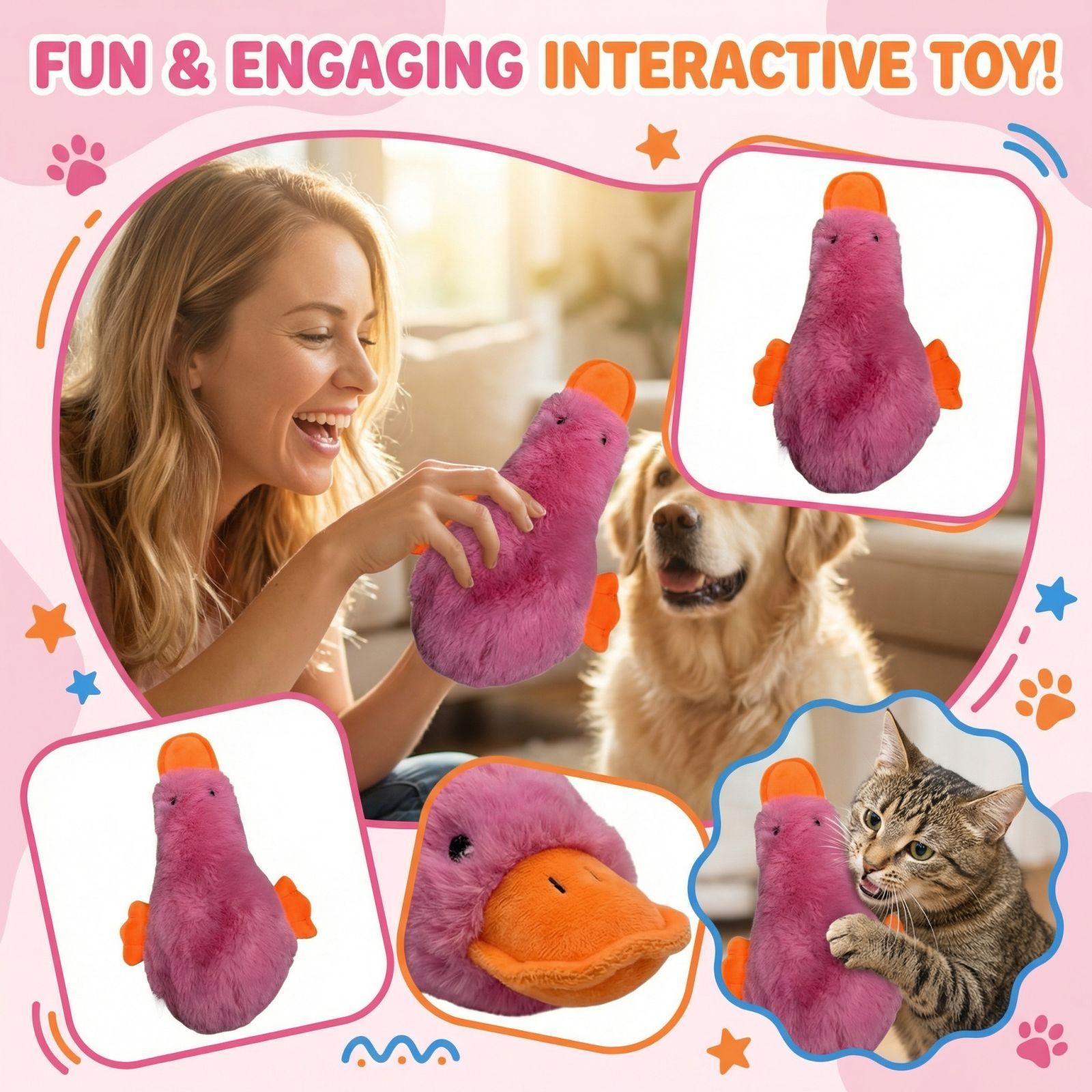 Plush Duck Dog Toy with Squeaker Interactive Durable Chew Resistant Pet Toy for Dogs and Cats Soft Stuffed Animal Shape One Size красный
Plush Duck Dog Toy with Squeaker Interactive Durable Chew Resistant Pet Toy for Dogs and Cats Soft Stuffed Animal Shape One Size красный