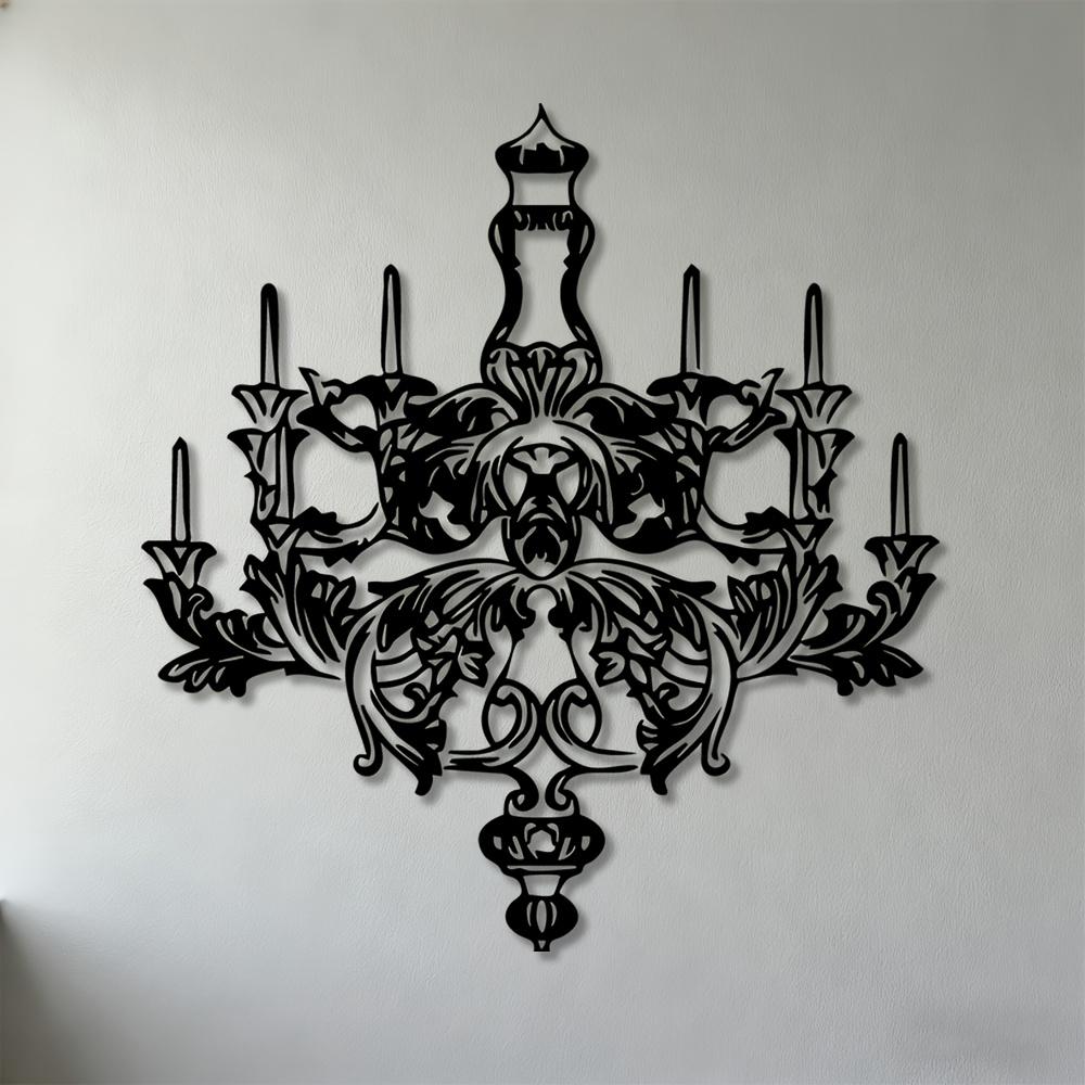 2D Flat Metal Wall Art, 1pc, Decorative Chandelier Sculpture for Living Room, Dining Room, Bedroom, Entrance Hall 30cm-11.81inch чёрный
2D Flat Metal Wall Art, 1pc, Decorative Chandelier Sculpture for Living Room, Dining Room, Bedroom, Entrance Hall 30cm-11.81inch чёрный