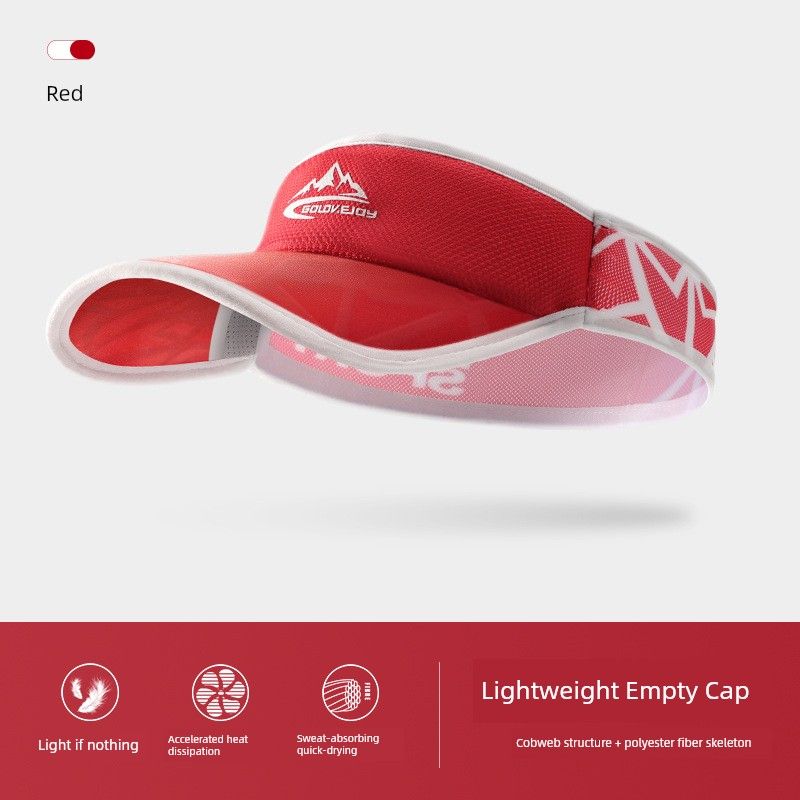 Fishing Hat Professional Marathon Sports Running Hat Sweat-Absorbent Quick-Drying Duck Tongue Topless Hat Sun-Proof Sun Hat XMZ280 Red One size
Fishing Hat Professional Marathon Sports Running Hat Sweat-Absorbent Quick-Drying Duck Tongue Topless Hat Sun-Proof Sun Hat XMZ280 Red One size