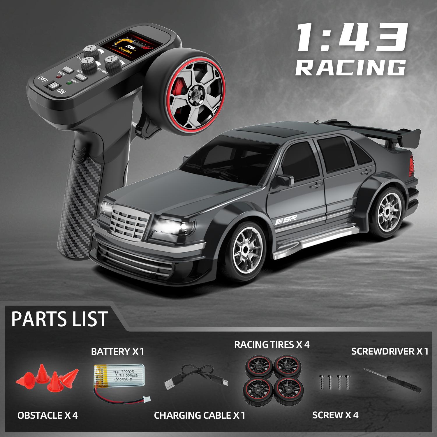 2025 New 1:43 Drift Rc Car Four-Wheel Remote-Controlled Racing Cars Full Proportions Desk Competition Toys Boys Ideal Gifts
2025 New 1:43 Drift Rc Car Four-Wheel Remote-Controlled Racing Cars Full Proportions Desk Competition Toys Boys Ideal Gifts