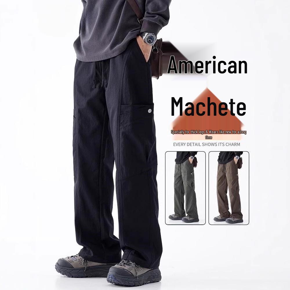 Men s Summer 2025 Loose Straight-Leg Casual Workwear Pants - Outdoor Sports Windbreaker Trousers M коричневий
Men s Summer 2025 Loose Straight-Leg Casual Workwear Pants - Outdoor Sports Windbreaker Trousers M коричневий