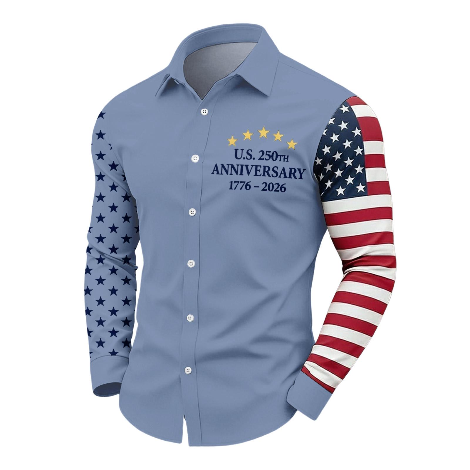 Us 250Th Anniversary Long Sleeve Shirts For Men 1776-2026 American Flag Shirts L
Us 250Th Anniversary Long Sleeve Shirts For Men 1776-2026 American Flag Shirts L
