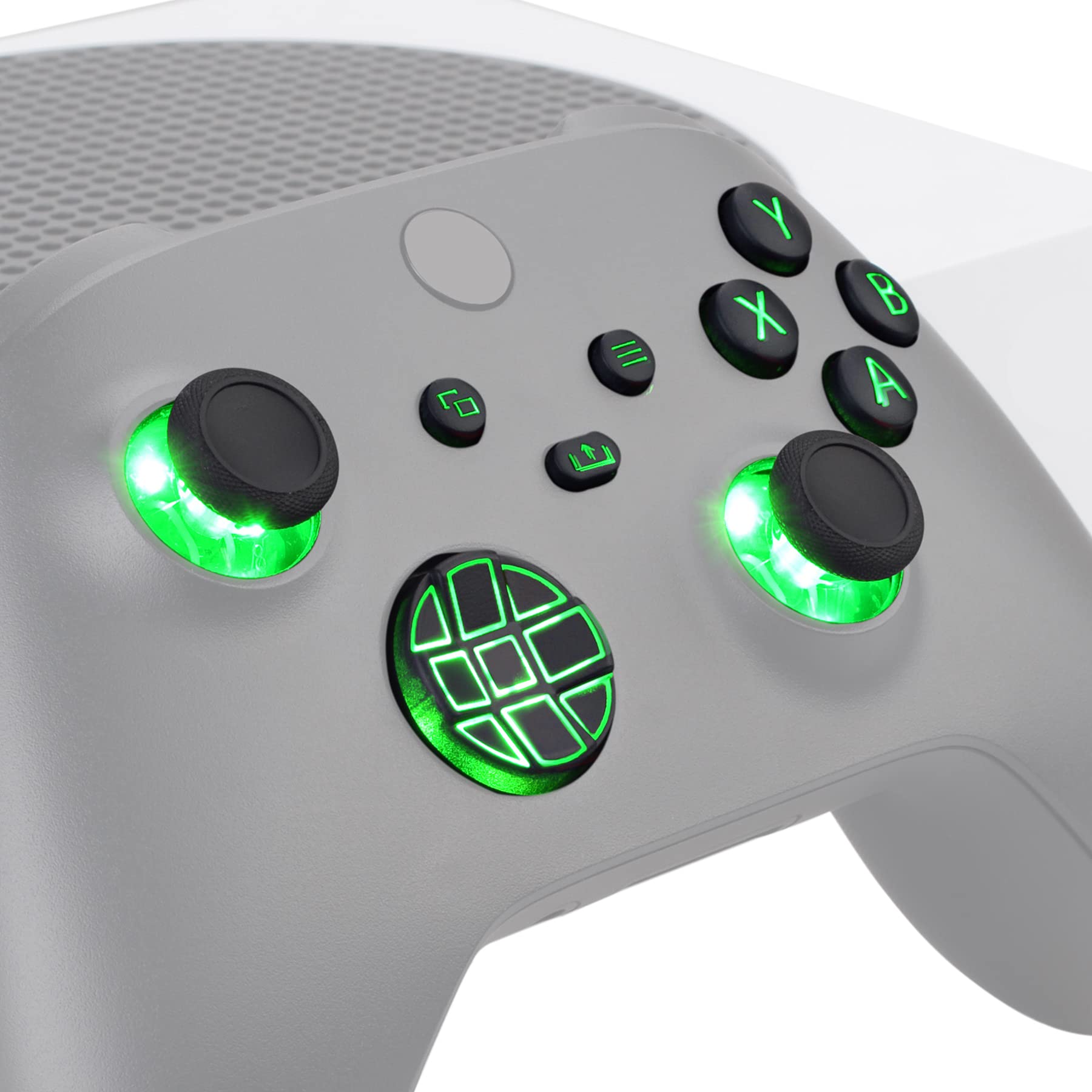 eXtremeRate Luminous Thumbstick Start Back Share Compatible with Xbox Series Classic Symbol Button DTF LED Kit Compatible with Xbox Core Controller
eXtremeRate Luminous Thumbstick Start Back Share Compatible with Xbox Series Classic Symbol Button DTF LED Kit Compatible with Xbox Core Controller