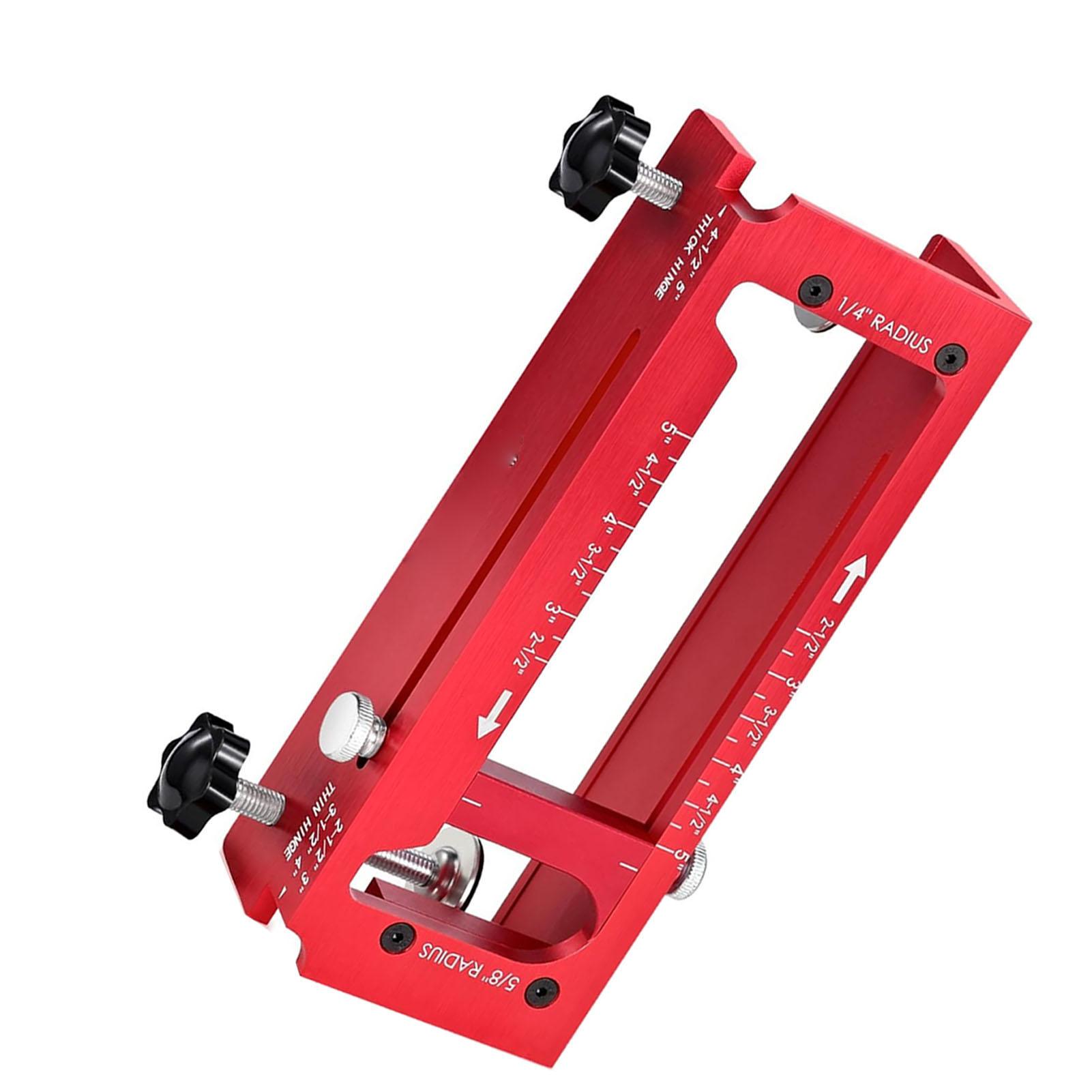 Door Hinge Jig Aluminum Alloy Router Template Kit Adjustable Mortise Jig for 2.5in 5in L T 1 4in 5 8in R Square Corner
Door Hinge Jig Aluminum Alloy Router Template Kit Adjustable Mortise Jig for 2.5in 5in L T 1 4in 5 8in R Square Corner