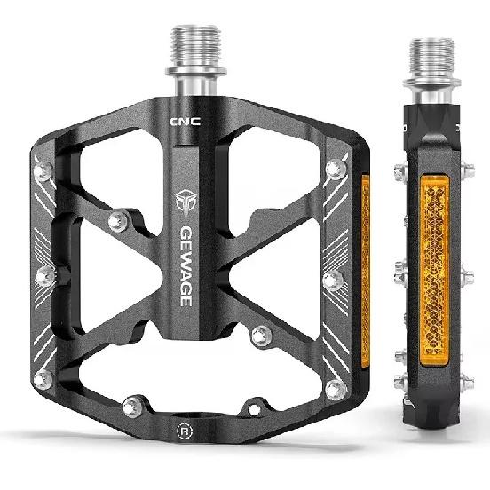 GEWAGE Bike Flat Pedals 3 Bearing Aluminum Alloy 9/16 Bicycle Pedal Chromium molybdenum steel shaft Non-slip Pedals Bike Parts чёрный
GEWAGE Bike Flat Pedals 3 Bearing Aluminum Alloy 9/16 Bicycle Pedal Chromium molybdenum steel shaft Non-slip Pedals Bike Parts чёрный