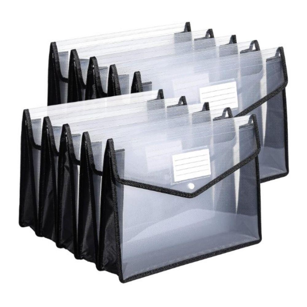 10 штук расширяющихся черных пластиковых папок для файлов для офиса
10 штук расширяющихся черных пластиковых папок для файлов для офиса