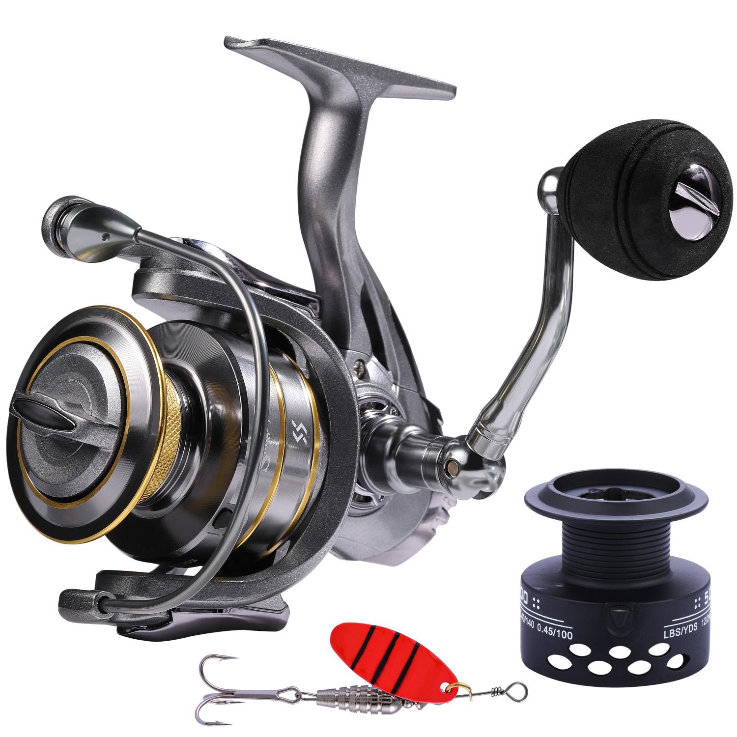 SOUGAYILANG 13 + 1bb вращающаяся рыболовная катушка с бесплатной рыболовной катушкой 5,1:1 5,5:1 передаточное число лески катушка для ловли карпа 2000
SOUGAYILANG 13 + 1bb вращающаяся рыболовная катушка с бесплатной рыболовной катушкой 5,1:1 5,5:1 передаточное число лески катушка для ловли карпа 2000