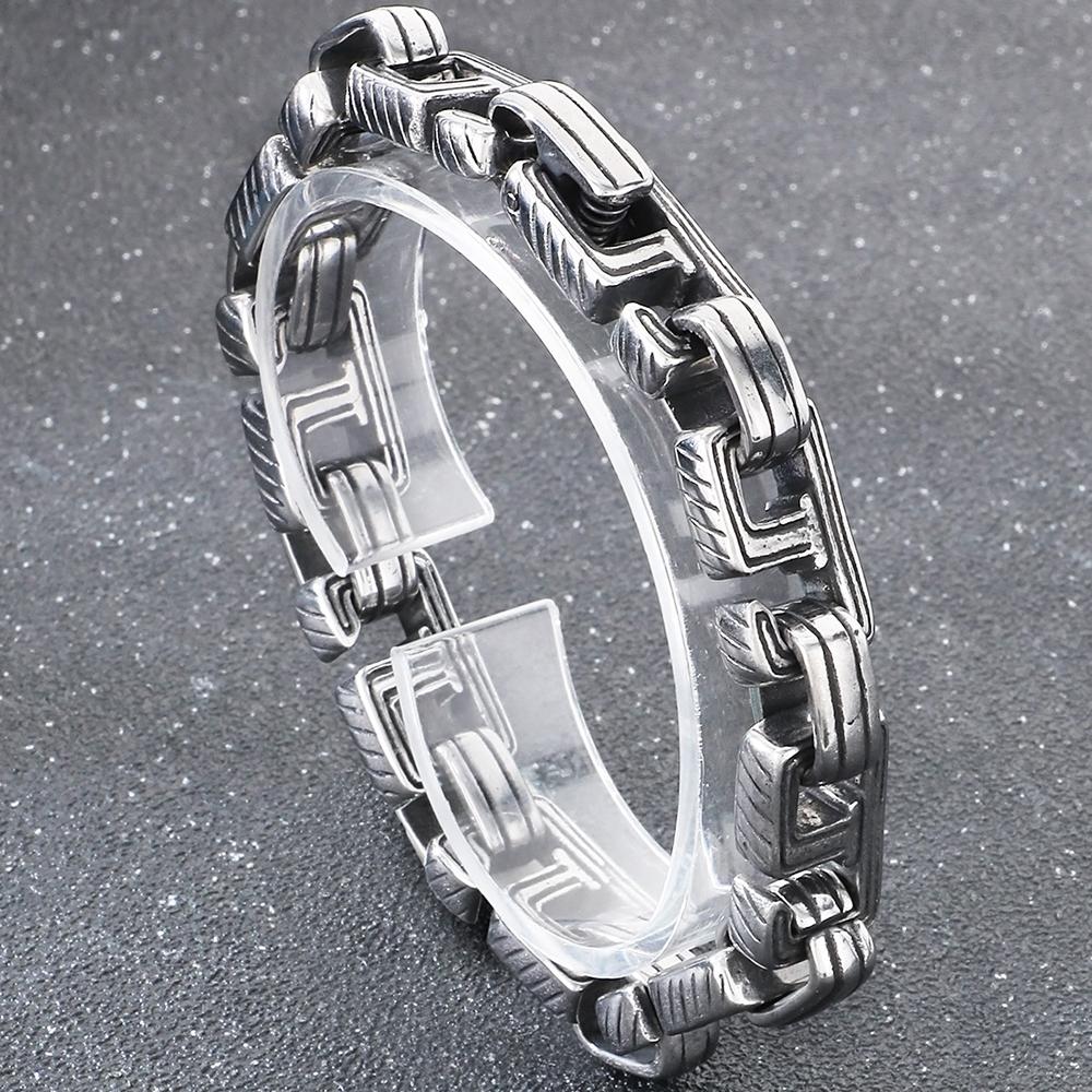 Vintage Stainless Steel Jewelry Men s Bracelet for Men Cool 12MM Width Opened Link Chain Bracelets Man 21.5CM Long 21.5cm серебряный
Vintage Stainless Steel Jewelry Men s Bracelet for Men Cool 12MM Width Opened Link Chain Bracelets Man 21.5CM Long 21.5cm серебряный