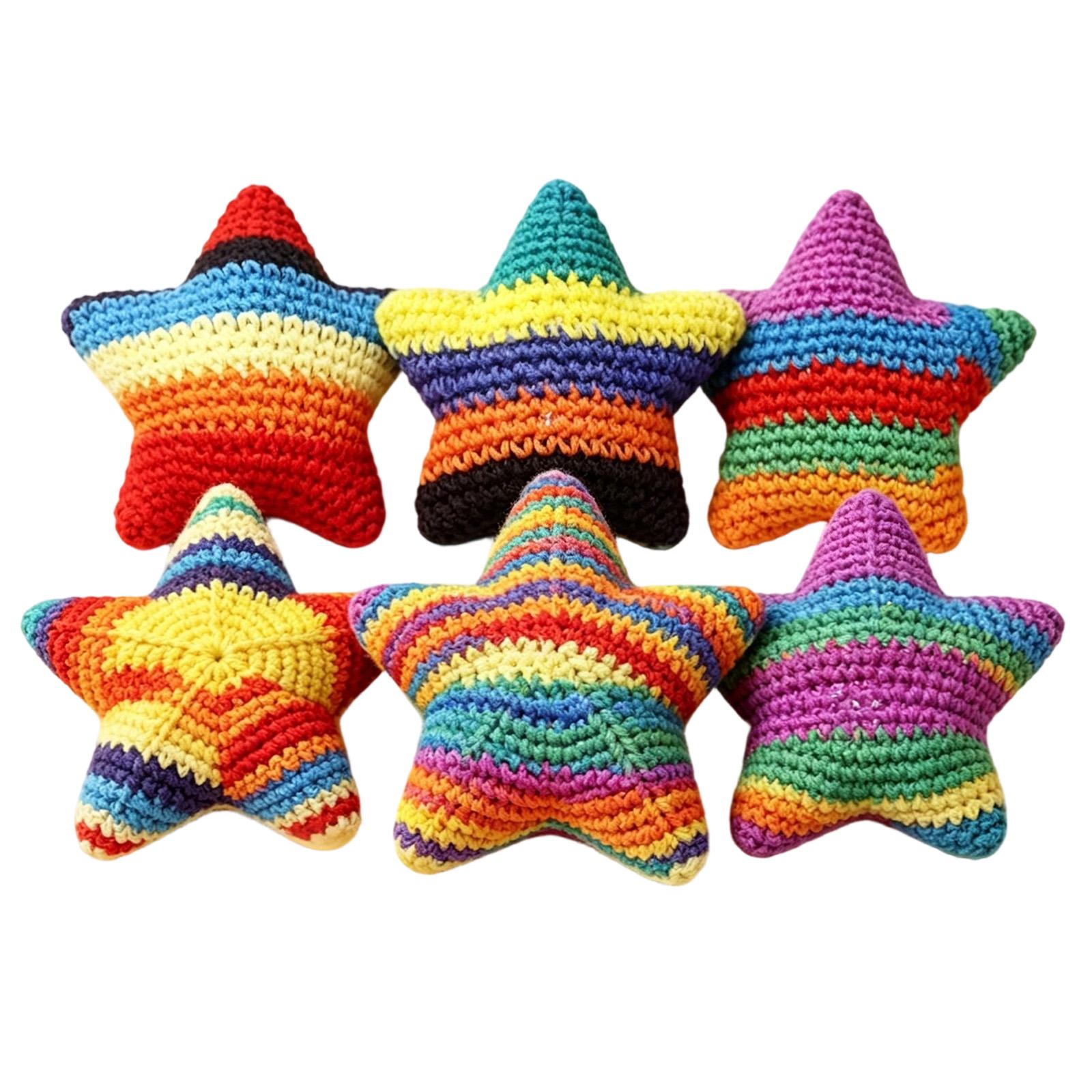 6pc Star Shaped Bean Bags Set with Soft Crochet Fabric Filling Suitable for Beginners and Fun Freestyle Activities Indoor and Outdoor Use One Size
6pc Star Shaped Bean Bags Set with Soft Crochet Fabric Filling Suitable for Beginners and Fun Freestyle Activities Indoor and Outdoor Use One Size