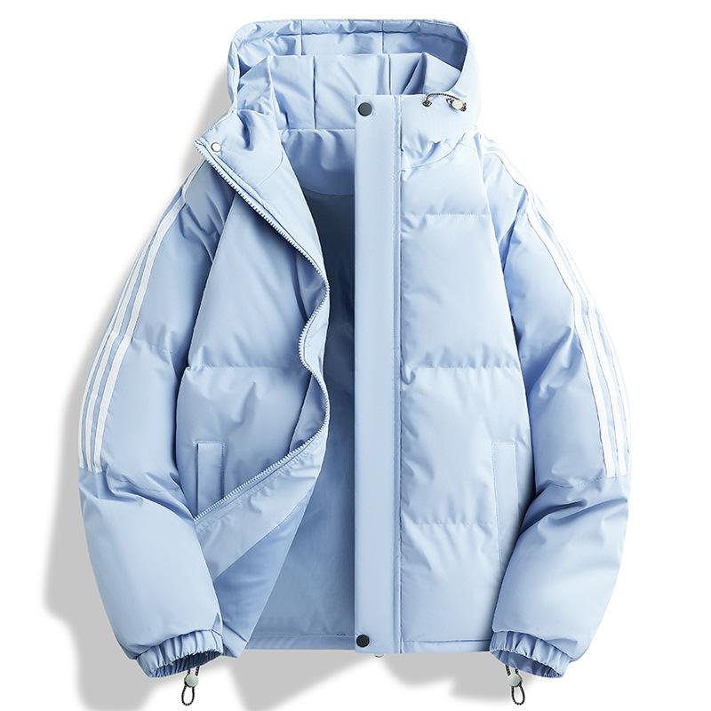 Winter new couple three-bar cotton-padded clothes sports leisure youth popular hooded outdoor thickened cotton-padded jacket 4XL небо синє кольору
Winter new couple three-bar cotton-padded clothes sports leisure youth popular hooded outdoor thickened cotton-padded jacket 4XL небо синє кольору