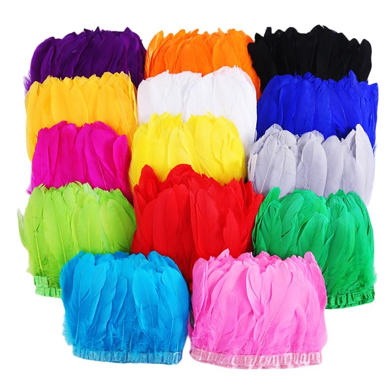 2 Yard Goose Feathers Trim Wedding Party Decoration 15-20Cm Fringes Clothes Macrame Feather Diy Plumes Ribbons For Crafts 2 yards
2 Yard Goose Feathers Trim Wedding Party Decoration 15-20Cm Fringes Clothes Macrame Feather Diy Plumes Ribbons For Crafts 2 yards